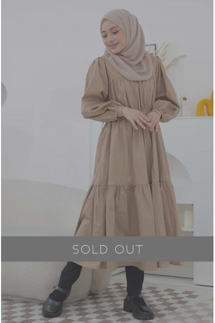 April Midi Dress Khaki